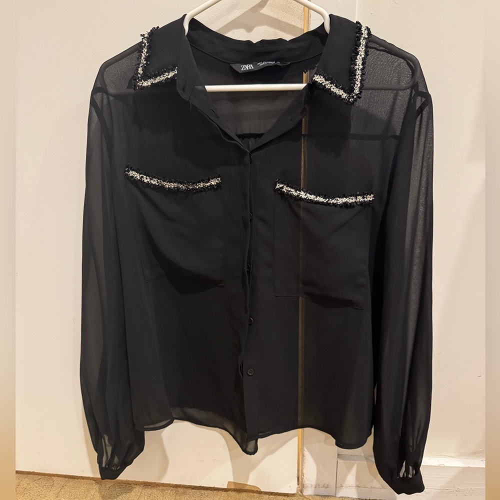 ZARA Blouse 🖤